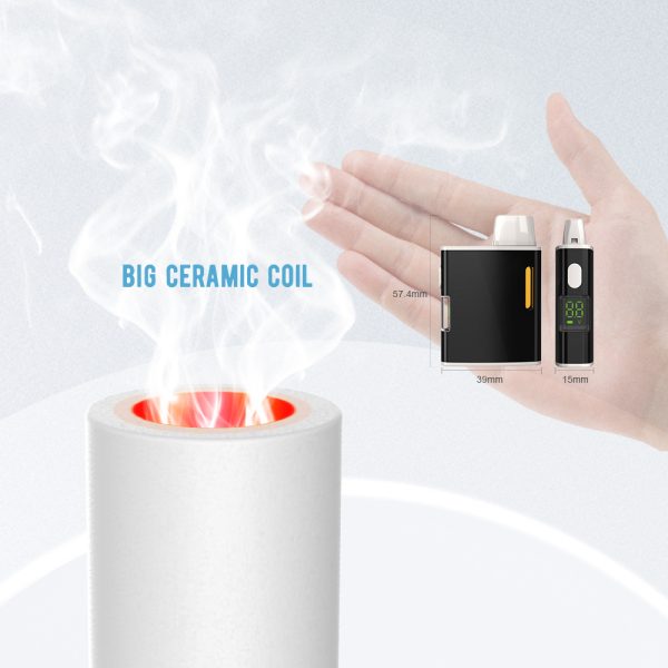 1000mg vape cartridge with ceramic heating coil SDC