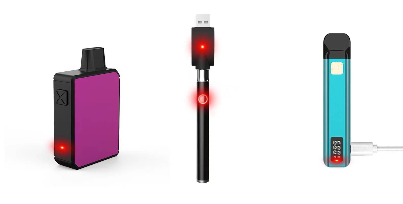 vape pen charging light